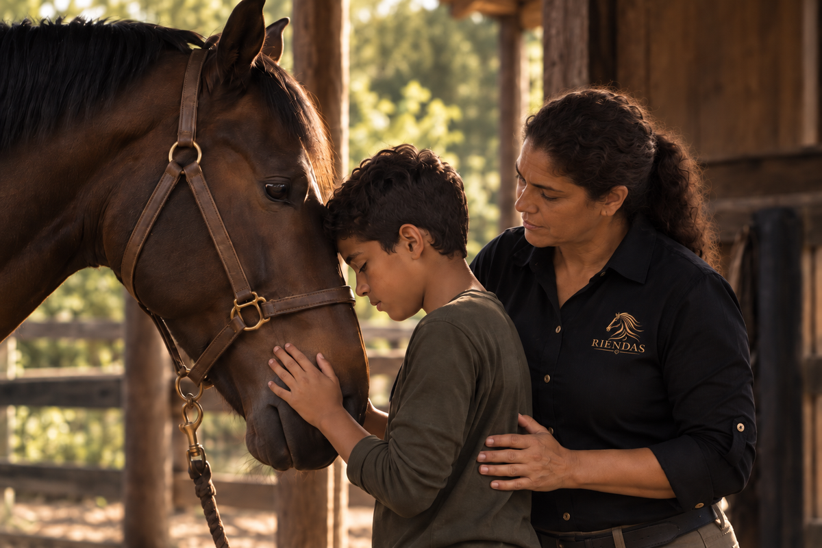EQUINOTERAPIA — RIENDAS