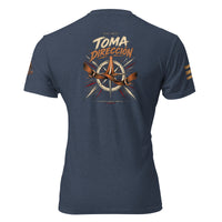 Camiseta Midnight Navy de hombre RIENDAS ED.005 TOMA DIRECCIÓN — vista trasera
