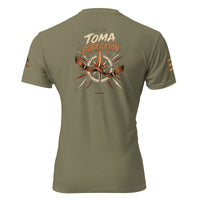 Camiseta RIENDAS ED.003 TOMA DIRECCIÓN para hombre en Military Green — vista trasera