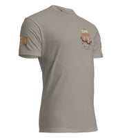 Camiseta RIENDAS ED.003 TOMA DIRECCIÓN para hombre en Stone Grey — vista frontal derecha