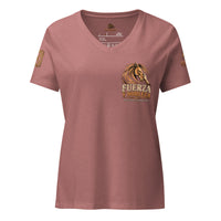 Camiseta RIENDAS ED.002 FUERZA Y NOBLEZA para mujer en Heather Mauve — vista frontal alternativa