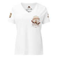 Camiseta RIENDAS ED.003 TOMA DIRECCIÓN para mujer en Solid White Blend — vista frontal